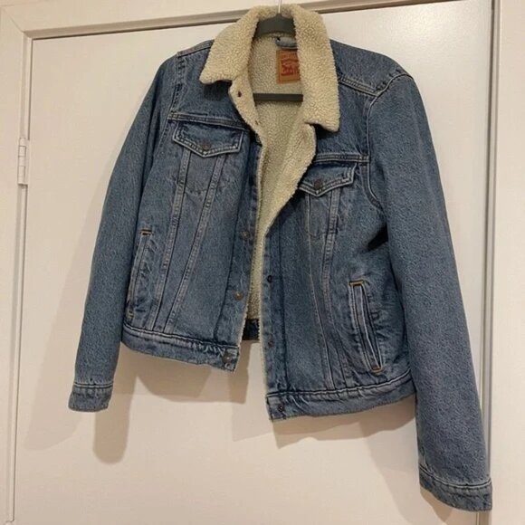 Levi’s Original Sherpa Denim Jacket - Denim - Picture 2 of 6